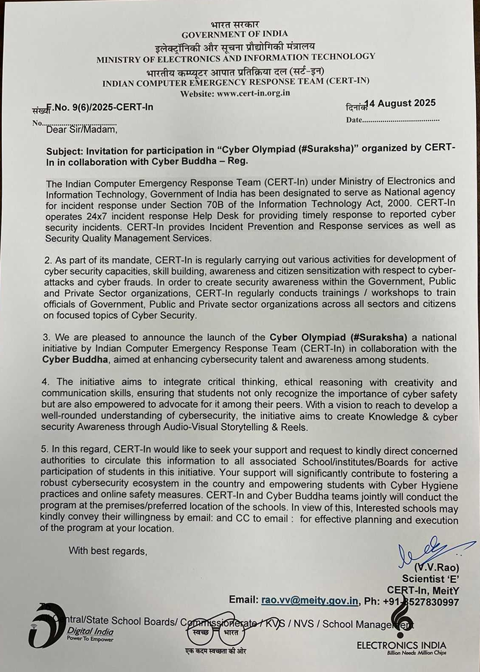 Official Circular